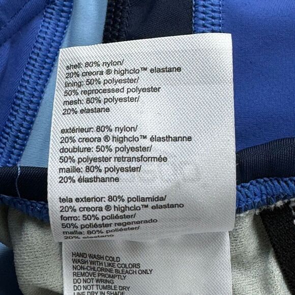 Speedo Heather Quantum Splice Swimsuit Size 6 Hyper Blue NWT - Picture 7 of 12